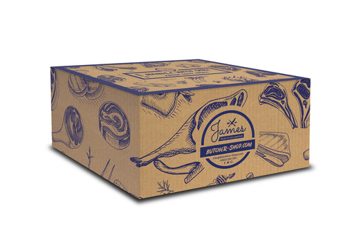 Meat box from James of Shepperton butchers.