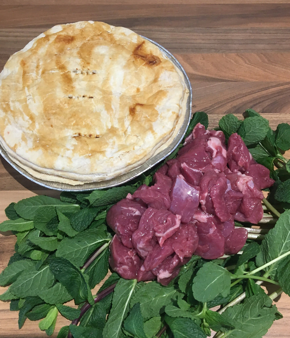 Lamb and Mint Pie