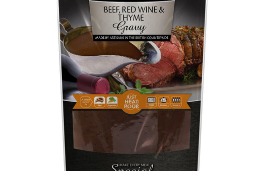 Beef, Red Wine & Thyme Gravy